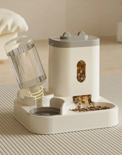 Automatic Feeder Cat Dog Food Bowl With Water