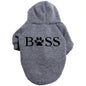 Dog Clothes Sweater Hoodie Boss