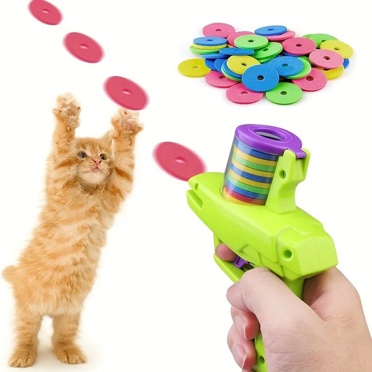 Dog Cat Pet Supplies Disc Gun