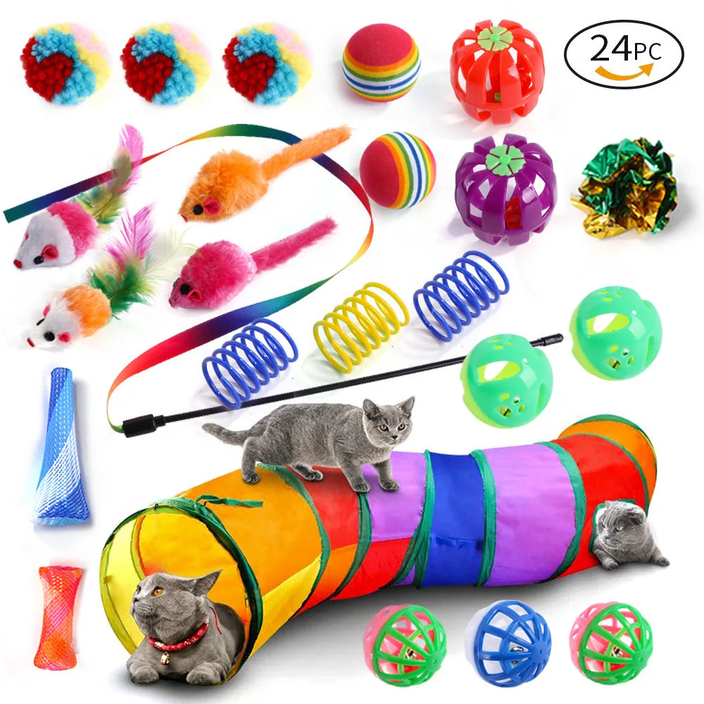 DualPet Kitten Toys Variety Cat Toy Combination