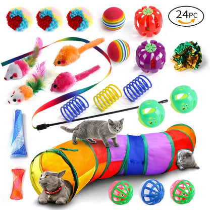 DualPet Kitten Toys Variety Cat Toy Combination