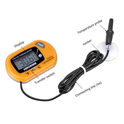 Fish Tank LCD Digital Aquarium Thermometer