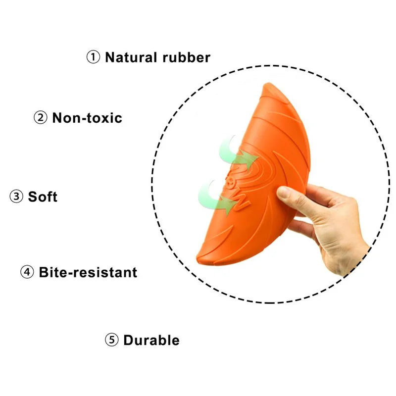 Fashion Pet Dog Silicone Game Frisbee Dog Toy