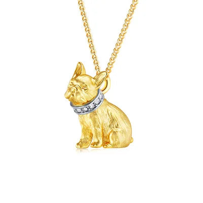 Dog Pet Frenchie Necklace