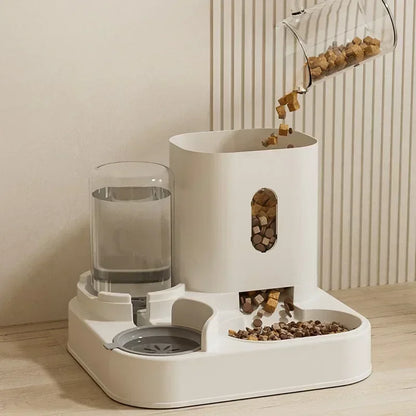 Automatic Feeder Cat Dog Food Bowl With Water