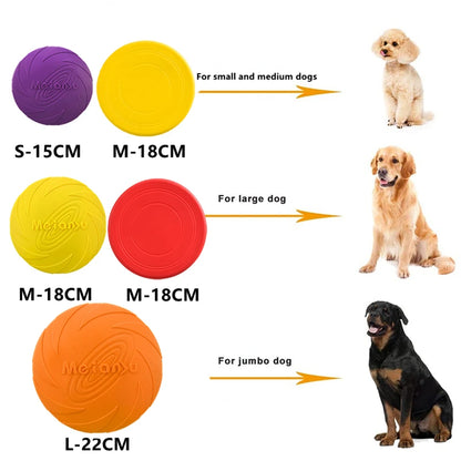 Fashion Pet Dog Silicone Game Frisbee Dog Toy