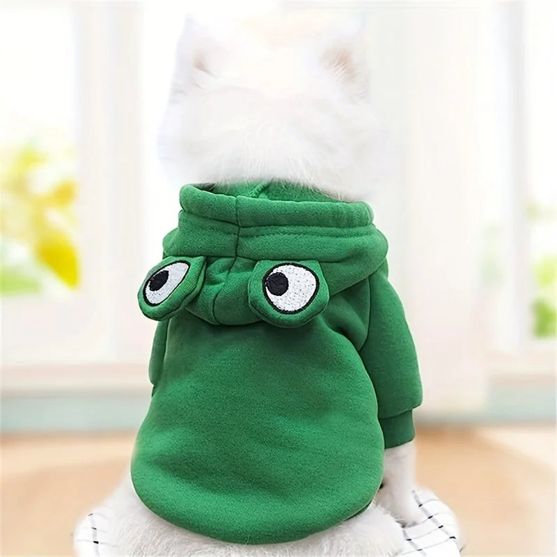 Adorable Green Frog Dog Sweater