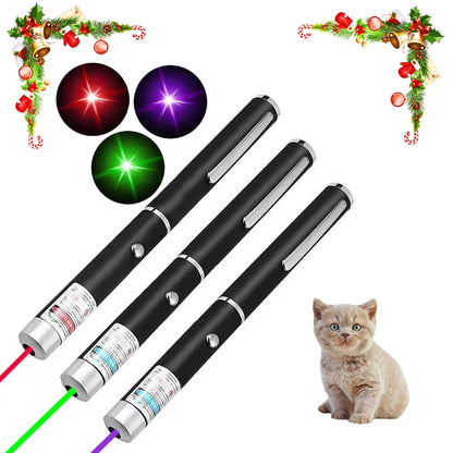 2-in-1 Mini Laser Pointer, LED Pet Training Flashlight For Cats