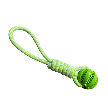 Pet Dog Toys Balls Interactive Treat Rope Rubber