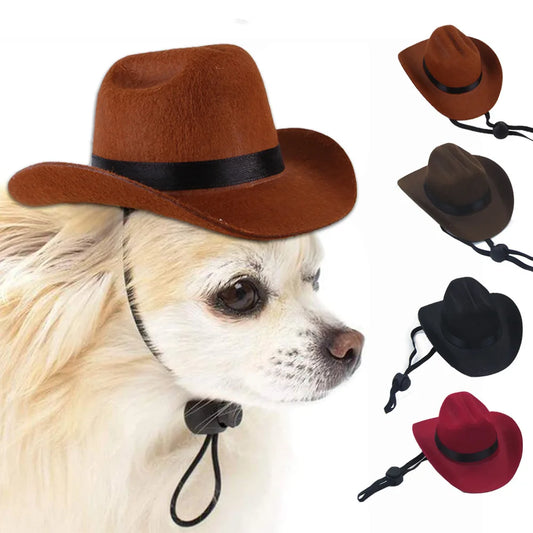 Pet Dog Cowboy Hat