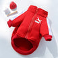 Baseball Dog Jacket Winter Dog Clothes