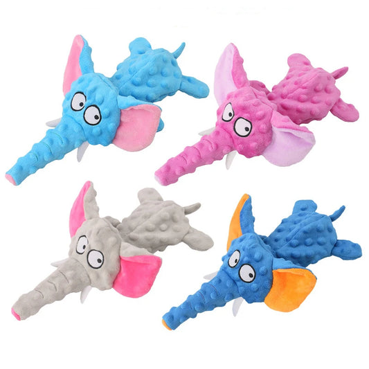 Elephant Soft Shell Plush Dog Toys