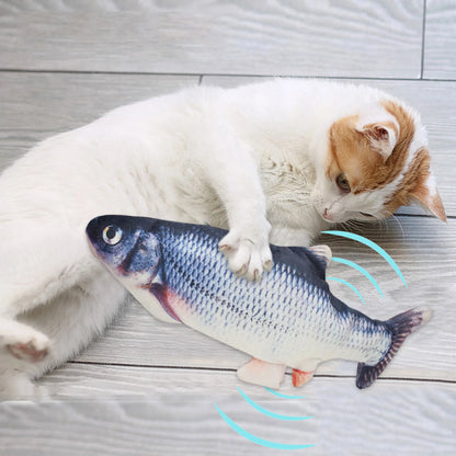 Cat Toys Fish USB Charger Fish Interactive