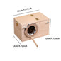 Wood Bird House Nest Birds Breeding Box