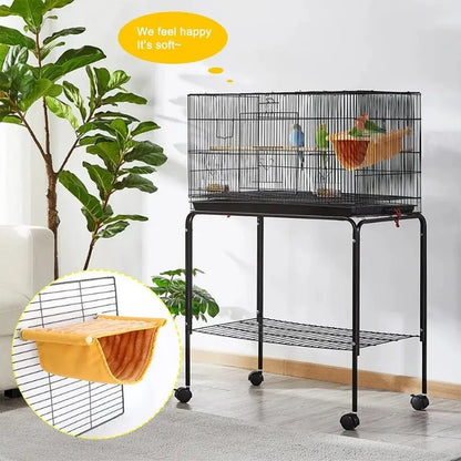 Pet Hanging Hammock Warm Nest Bed Parrot House