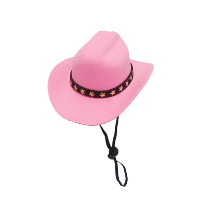 Pet Dog Star Cowboy Hat