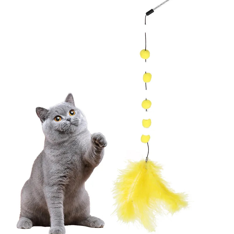 Feather Cat Toys Interactive for Cats