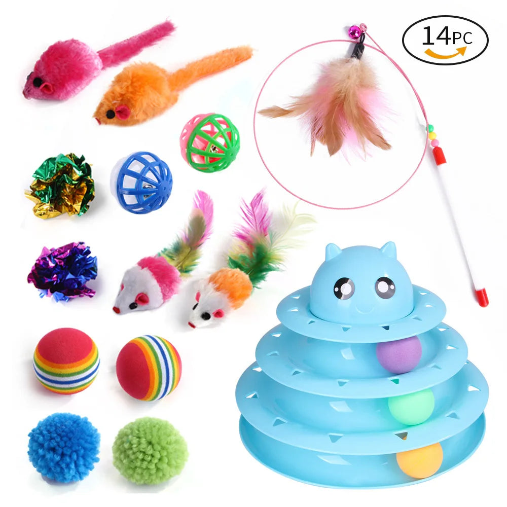 DualPet Kitten Toys Variety Cat Toy Combination