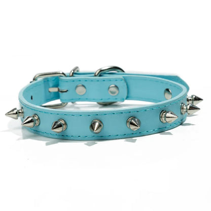 Harp Spiked Studded Leather Dog Collars