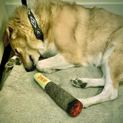 Divertidos juguetes interactivos para perros con diseño de cigarro RAW/PAW