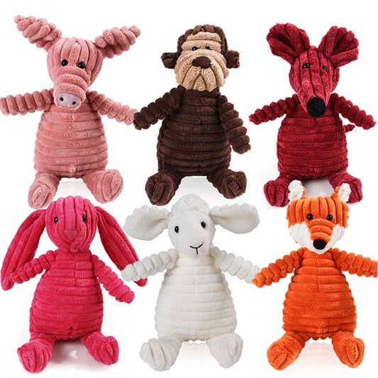 Corduroy Dog Toys for Small Large Dogs