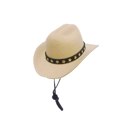 Pet Dog Star Cowboy Hat