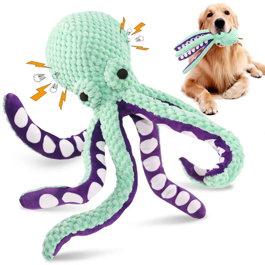 Pet Plush Toy Cat Dog Voice Octopus