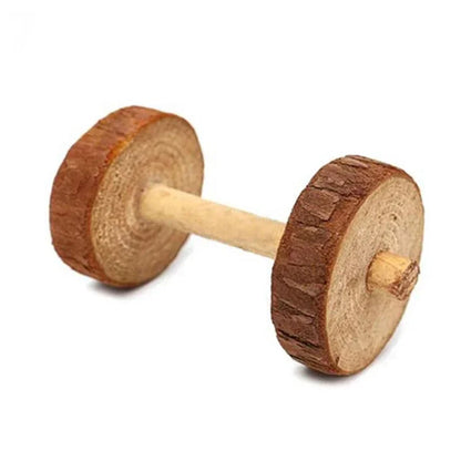 Cute Rabbit Roller Toys Natural Wooden