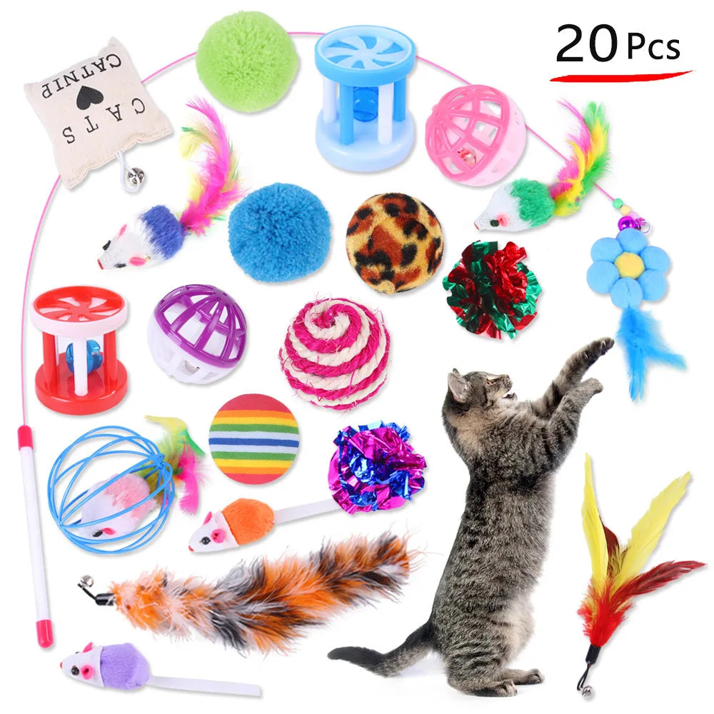 DualPet Kitten Toys Variety Cat Toy Combination