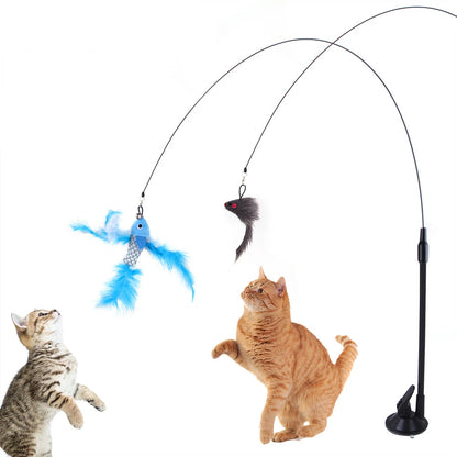 Simulation Bird interactive Cat Toy