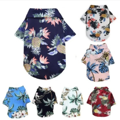 Hawaiian Pet Dog Shirts