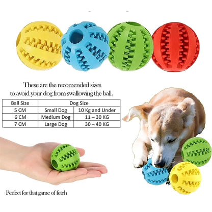 Dog Toy Interactive Rubber Balls