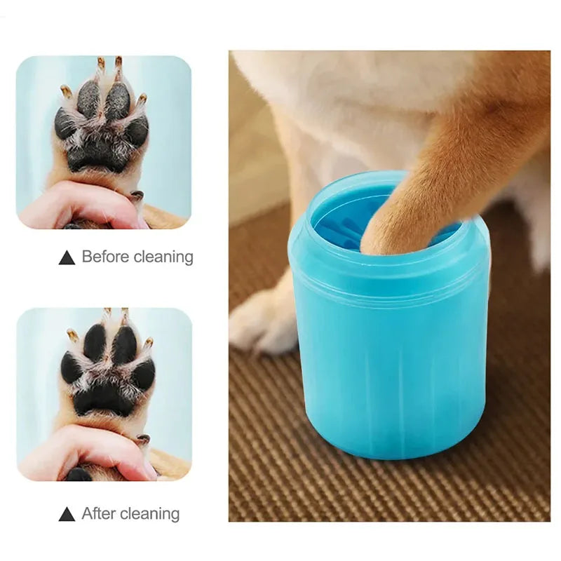 Paw Plunger Pet Paw Cleaner Soft Silicone