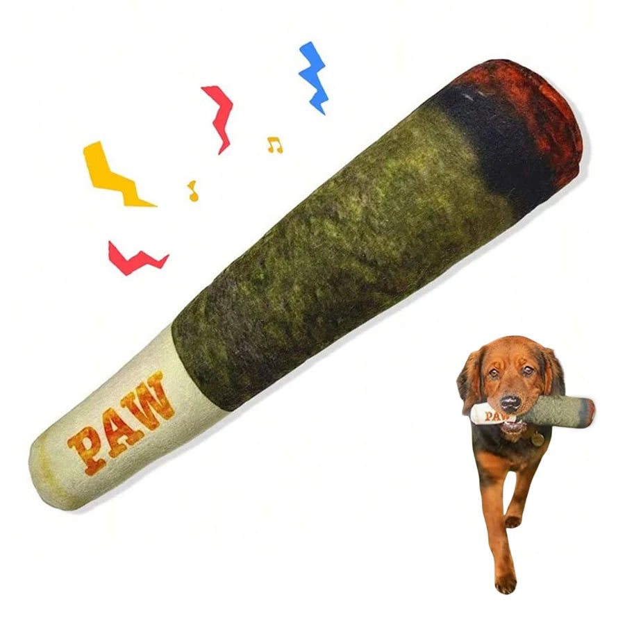 Divertidos juguetes interactivos para perros con diseño de cigarro RAW/PAW