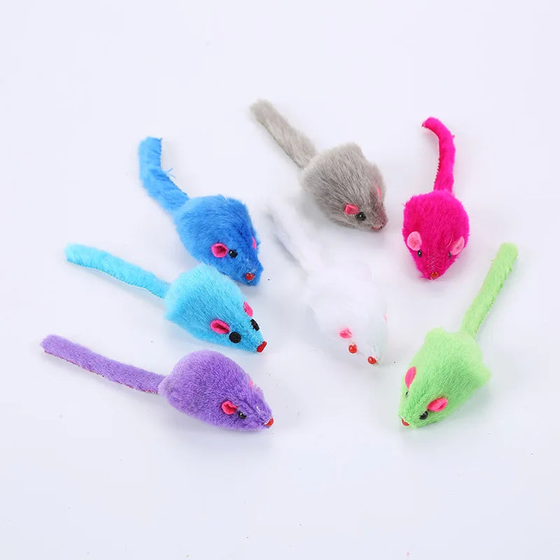 Pet Cat Toys Stick Feather Rod Mouse Toy Collection