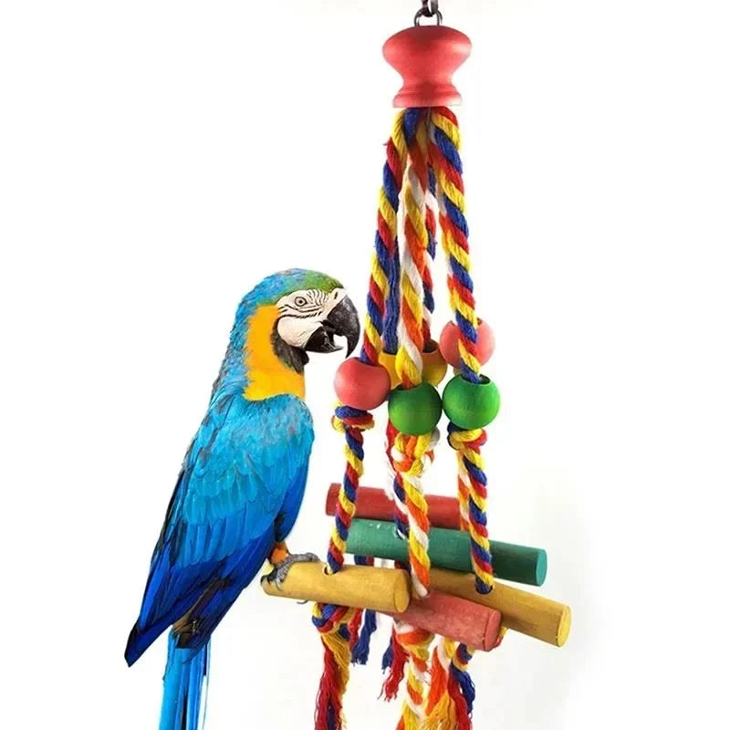 Parrot Chew Toy Cotton Rope Birds Toy Collection