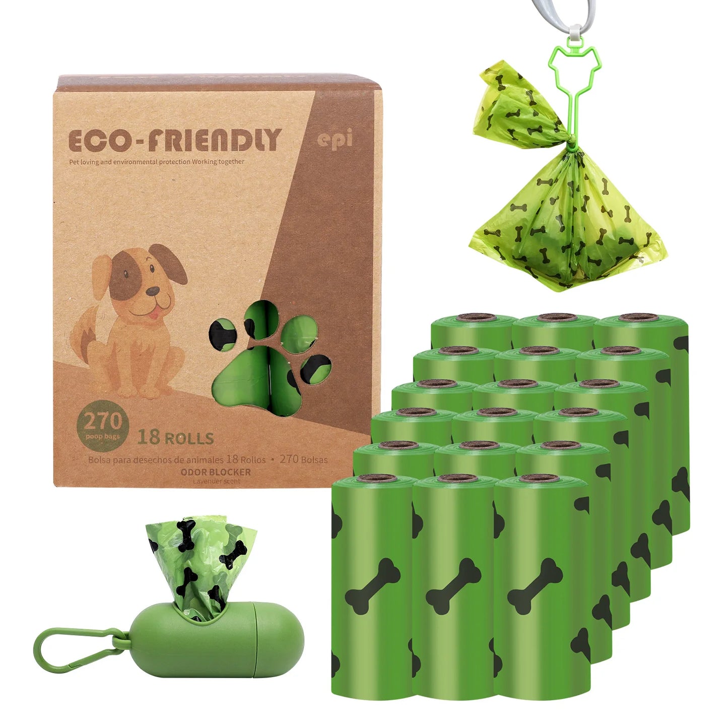 Biodegradable Pet Garbage Bag Dog Poop Bags