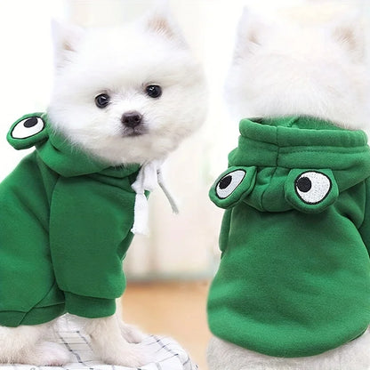 Adorable Green Frog Dog Sweater