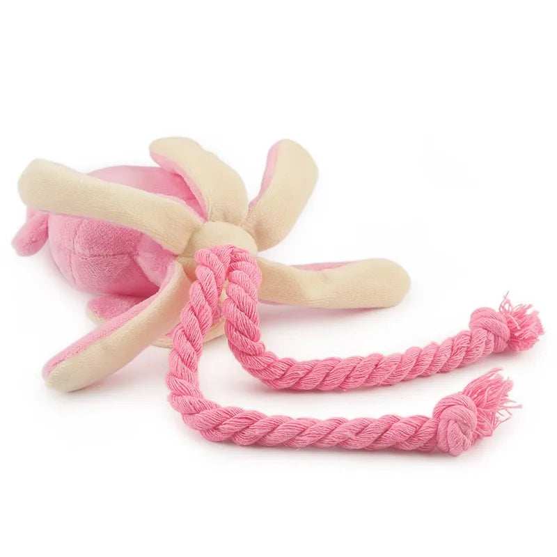 Supet Pet Octopus Plush Rope Toy