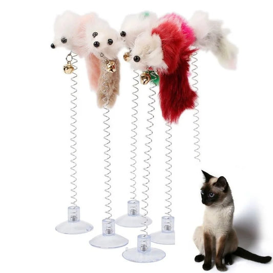 Pet Cat Toys Stick Feather Rod Mouse Toy Collection