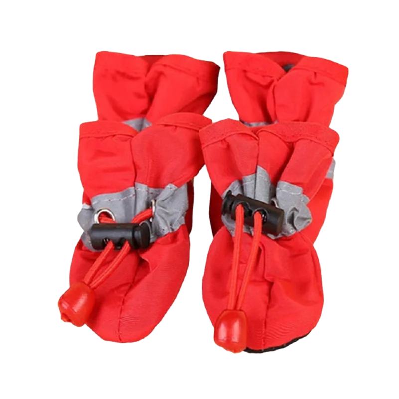 4pcs/set Waterproof Pet Dog Shoes