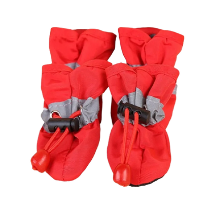 4pcs/set Waterproof Pet Dog Shoes