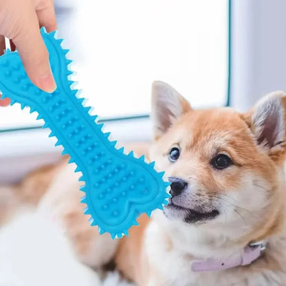 1 juguete masticable de goma suave para mascotas