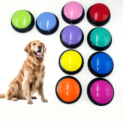 Dog Toys Funny Dog Recordable Button Pet Toys