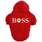 Dog Clothes Sweater Hoodie Boss