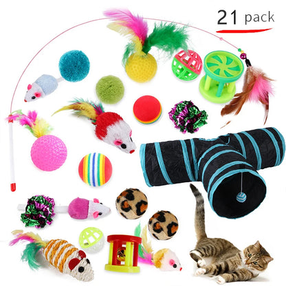 DualPet Kitten Toys Variety Cat Toy Combination