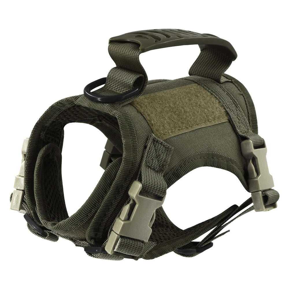 Tactical Puppy Harness Leash For Small Dogs