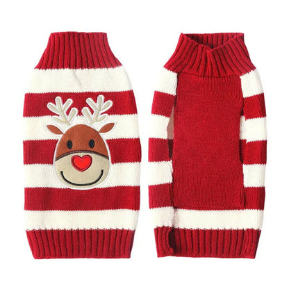 Dog Sweater Christmas Winter Clothes Xmas Outfit