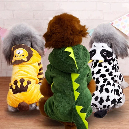 Dog Cat Dinosaur Outfit Pet Hoodies