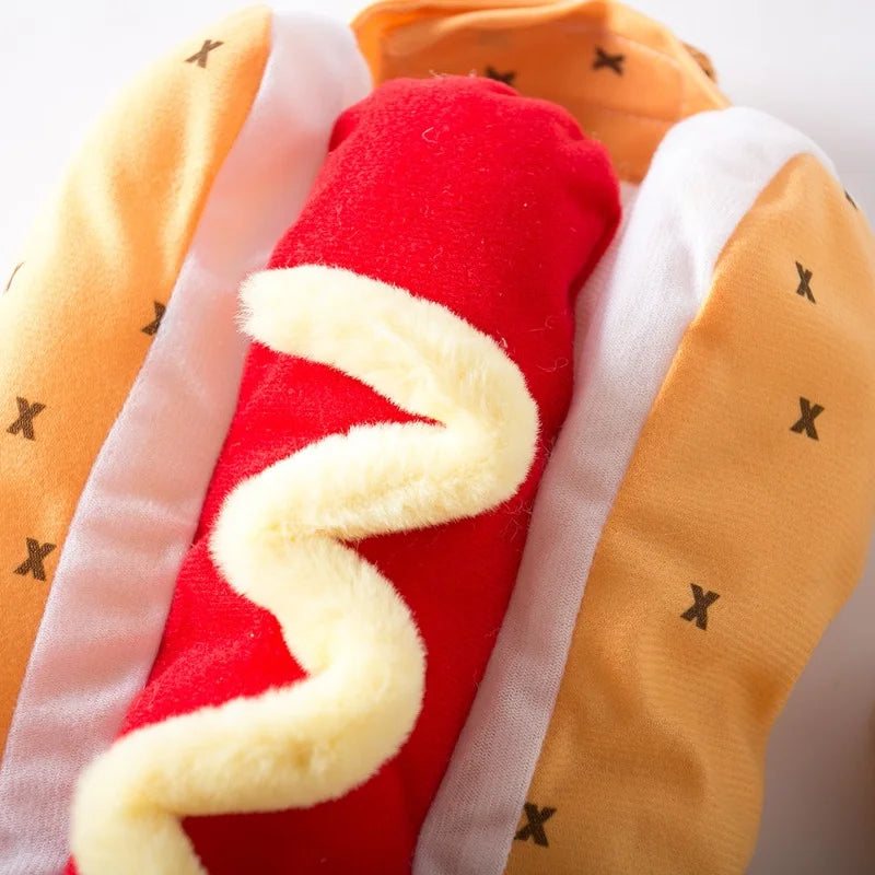 Halloween Dog Costumes Puppy Hotdog